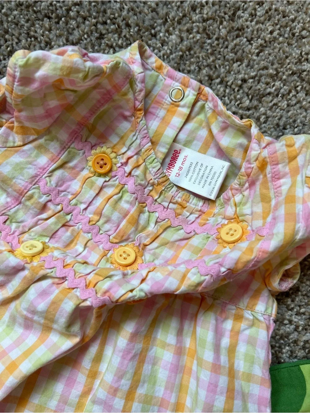 🎉5/$20🎉 GYMBOREE “Sunflower Fields” Infant Girl Top